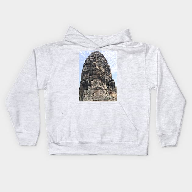 Cambodian Temple Kids Hoodie by Andrii Haranin